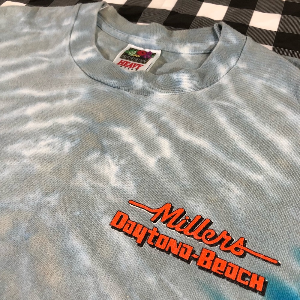Harley Davidson Miller’s Custom Motorcycle Tie Dye - Picture 3 of 8